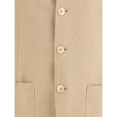 Brunello Cucinelli Beige Cashmere Coat