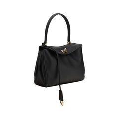Sac bandoulière Balenciaga Bos Taurus en cuir de veau noir