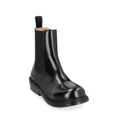 Bottega Veneta Chelsea Boots aus schwarzem Kalbsleder