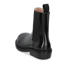 Bottega Veneta Chelsea Boots aus schwarzem Kalbsleder