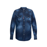 Dsquared² Blue Denim Shirt