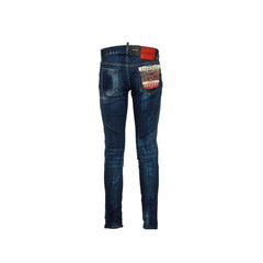 Dsquared² Blaue Baumwoll-Skinny-Jeans