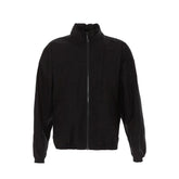 Marcelo Burlon Black Cotton Shell Jacket