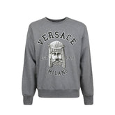 Versace Gray Cotton Sweatshirt