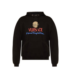 Versace Sweatshirt aus schwarzer Baumwolle