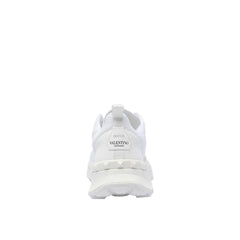Valentino Garavani White Fabric Athletic Sneakers