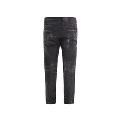 Dsquared² Schwarze Baumwolljeans Denim