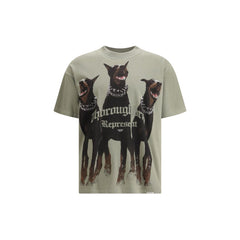 Grünes Baumwoll-T-Shirt