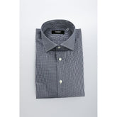 Baldinini Trend Blue Cotton Men's Shirt