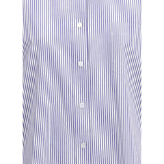 The Row Blue Cotton Dress Shirt