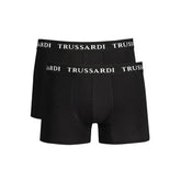 Sous-vêtements en coton noir Trussardi