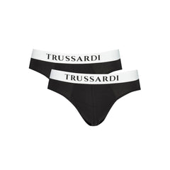 Trussardi Unterwäsche aus schwarzer Baumwolle