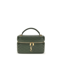 Saint Laurent Green Calf Leather Bos Taurus Handbag