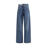 Agolde Blue Cotton Jeans Denim