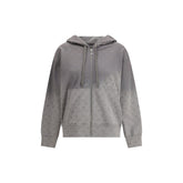 Marine Serre Gray Cotton Sweatshirt