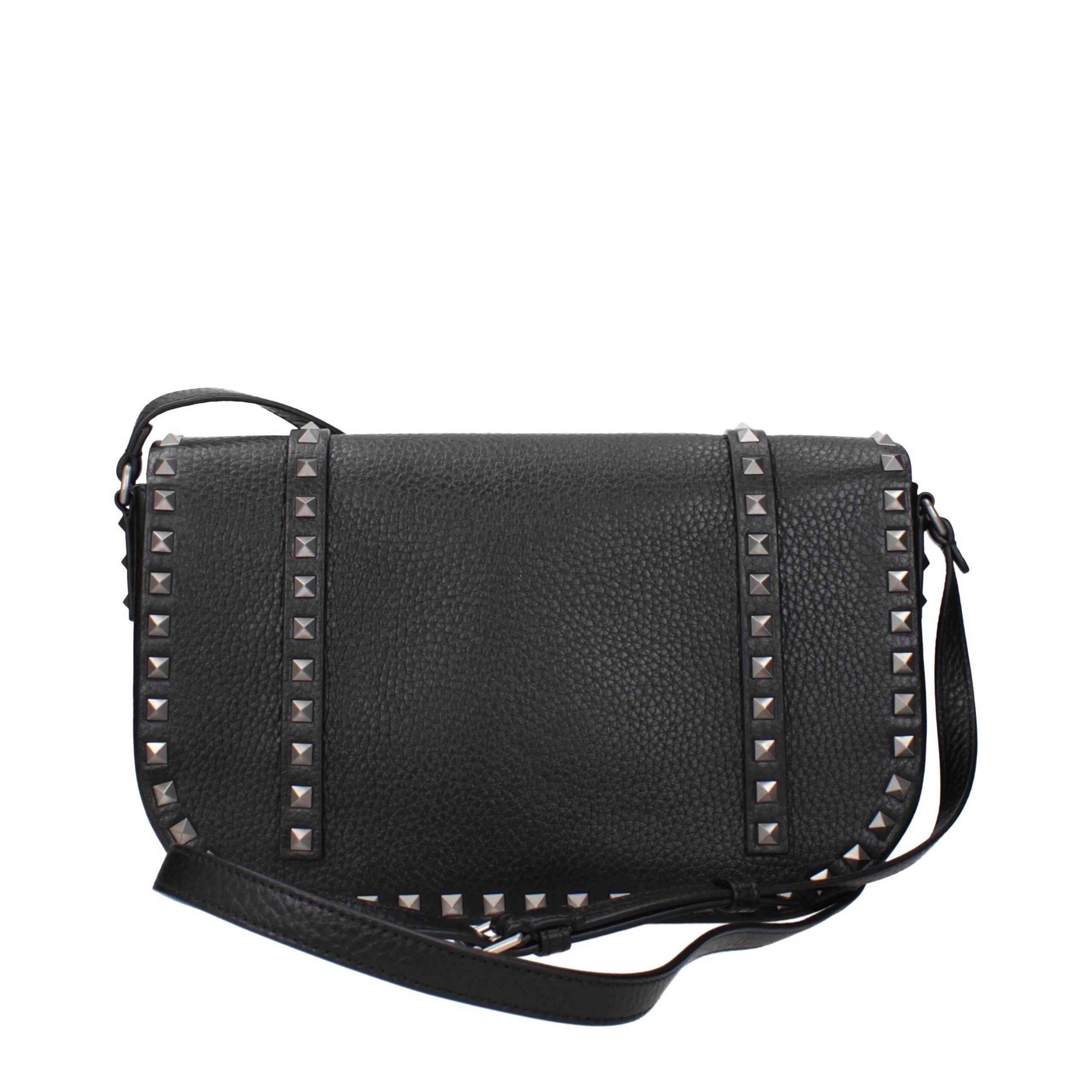 Valentino Garavani Black Leather Crossbody Bag Valentino Garavani Black Leather Crossbody Bag