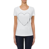 Haut en coton blanc Moschino