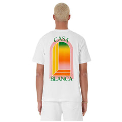 Casablanca White Cotton T-Shirt