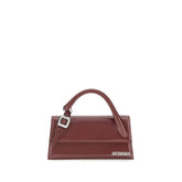Jacquemus Bordeaux Calf Leather Bos Taurus Handbag