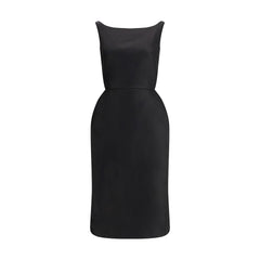 Magda Butrym Black Cotton Casual Dress