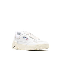Autry White Leather Low Top Sneakers