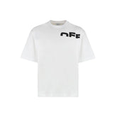 Off-White weißes Baumwoll-T-Shirt