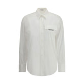 Brunello Cucinelli White Cotton Shirt