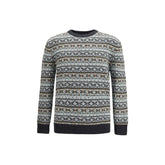 Brooksfield Mehrfarbiges Woll-Sweatshirt