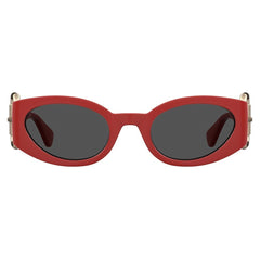 Moschino Red Resin Sunglasses