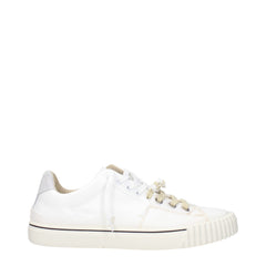 Maison Margiela White Leather Low Top Sneakers