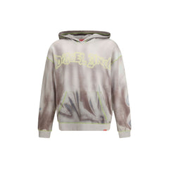 Diesel Gray Cotton Sweatshirt