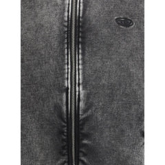 Diesel Gray Fabric Sweatshirt