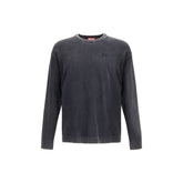 Diesel Gray Cotton Sweatshirt