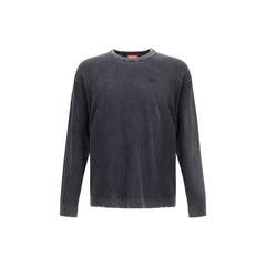 Diesel Gray Cotton Sweatshirt