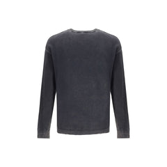 Diesel Gray Cotton Sweatshirt
