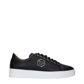 Philipp Plein Sneakers Bassi in Pelle Nera