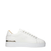 Philipp Plein Sneakers Bassi in Pelle Bianca