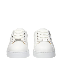 Philipp Plein Sneakers Bassi in Pelle Bianca