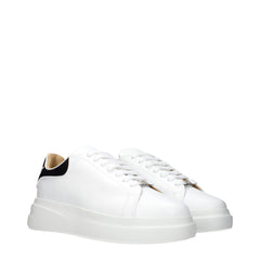 Philipp Plein Sneakers Bassi in Pelle Bianca