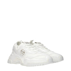 Scarpe da ginnastica chunky in tessuto bianco Philipp Plein