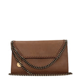 Stella McCartney Pochette in Pelle Marrone