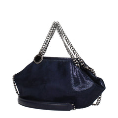 Sac à main en cuir bleu Stella McCartney