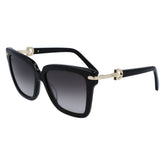 Ferragamo Black Acetate Sunglasses