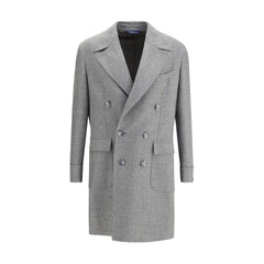 Gi Capri Gray Fleece Wool Coat