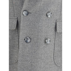 Gi Capri Gray Fleece Wool Coat