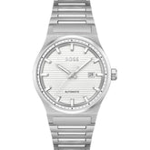 Hugo Boss Gray Stainless Steel Dress Watch