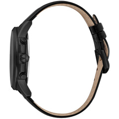 Just Cavalli Black Leather Dress Watch