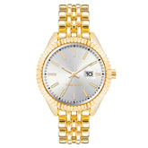 Nine West Gold Metal Dress Watch