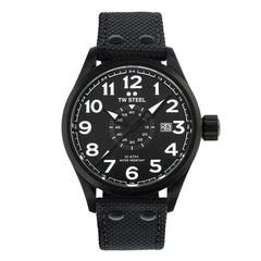TW Steel Black Fabric Sport Watch