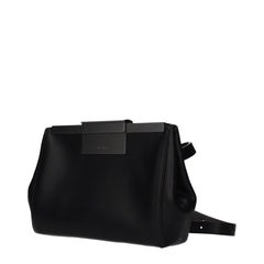 Max Mara Black Leather Crossbody Bag